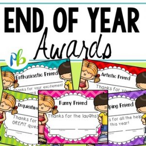 End of Year Awards for Primary Grades