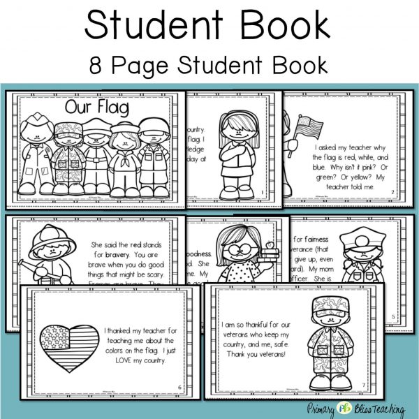 Veterans Day Mini Unit - Reading, Writing & Art Activities (Holidays Made Easy) - Image 3