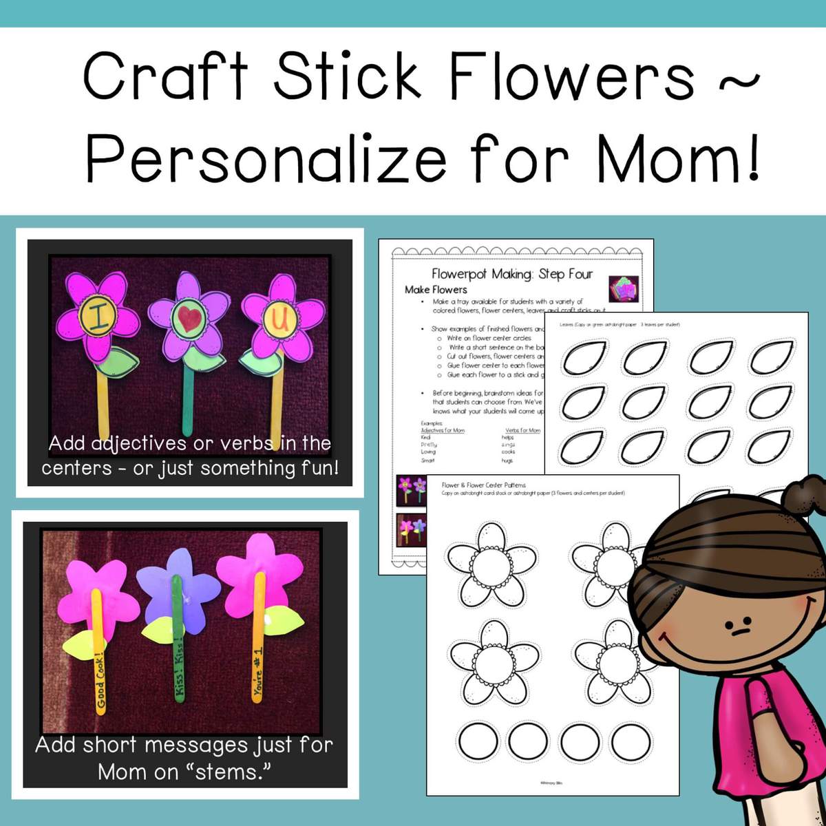 Mothers Day Gift 3D Bouquet Craft and Card - Image 3