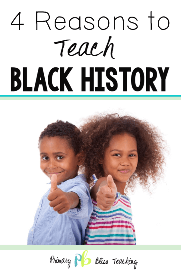 black history in first grade 