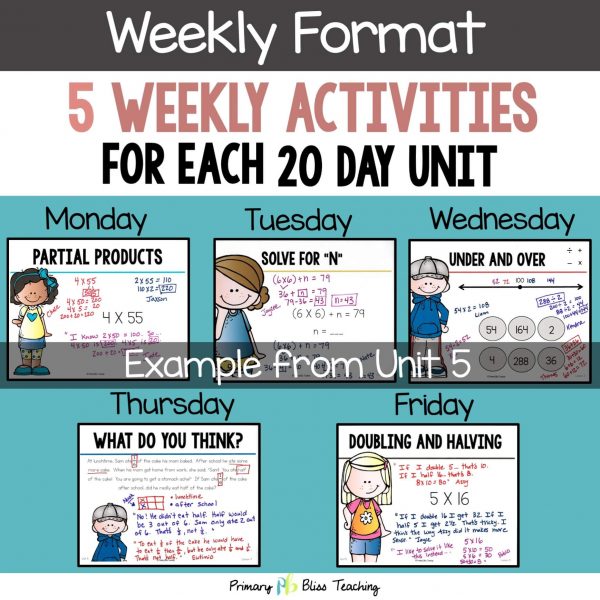 Fourth Grade NUMBER TALKS YEARLONG BUNDLE - Image 3