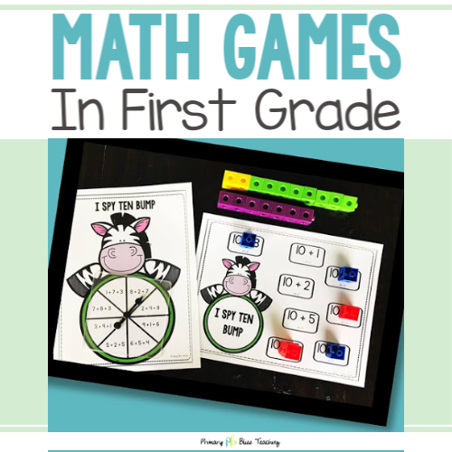 4 Reasons To Use Math Games In First Grade Primary Bliss