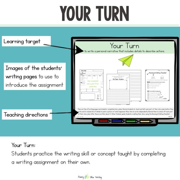 SECOND GRADE EXPLICIT PERSONAL NARRATIVE WRITING CURRICULUM with WRITING PROMPTS - Image 7