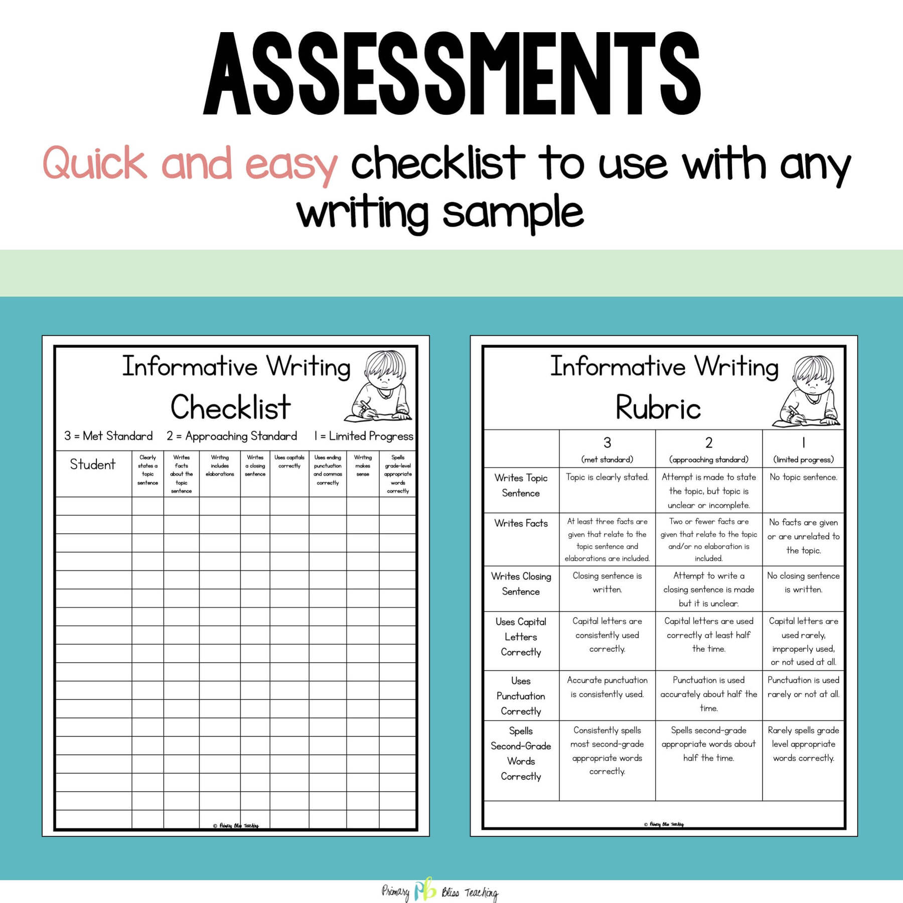 SECOND GRADE STRUCTURED INFORMATIVE WRITING CURRICULUM with WRITING PROMPTS - Image 12