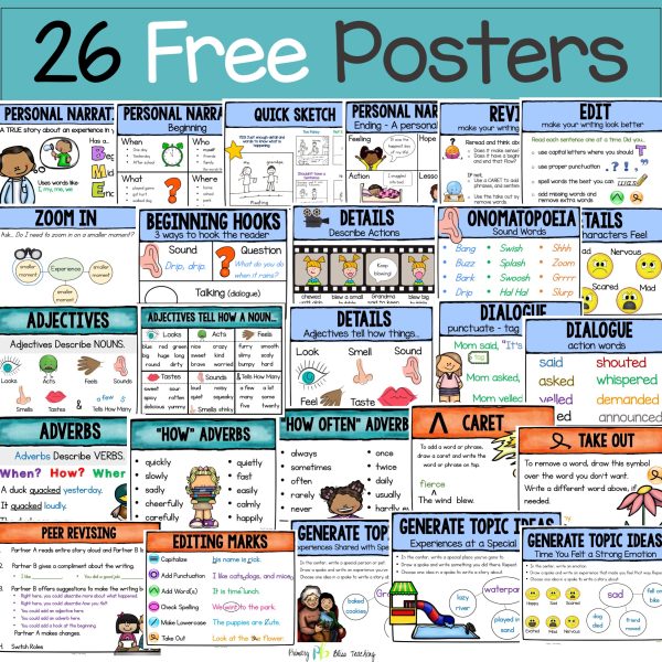 SECOND GRADE EXPLICIT PERSONAL NARRATIVE WRITING CURRICULUM with WRITING PROMPTS - Image 11
