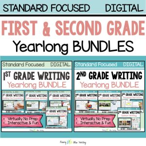 First Grade and Second Grade Yearlong Writing Bundle Product Photo