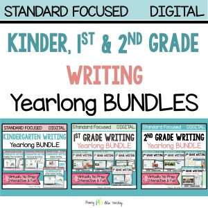 Kindergarten First Grade and Second Grade Writing Curriculums Photo