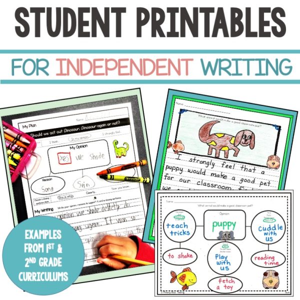 FIRST AND SECOND GRADE EXPLICIT WRITING CURRICULUM with WRITING PROMPTS - Image 7
