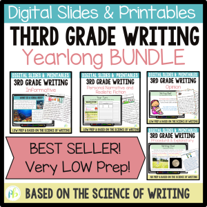 Third Grade Writing Curriculum Digital