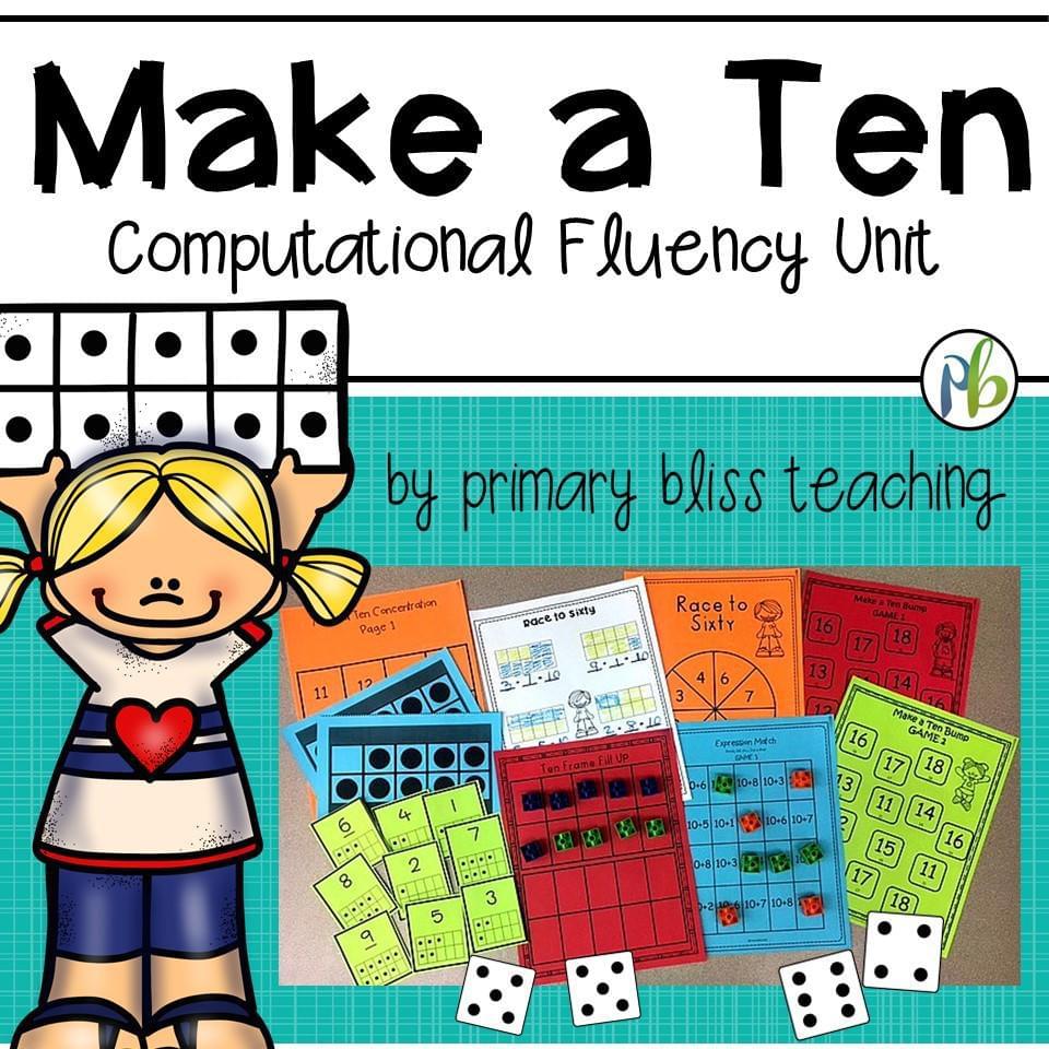 Make a Ten Computational Fluency Unit (Making Ten)