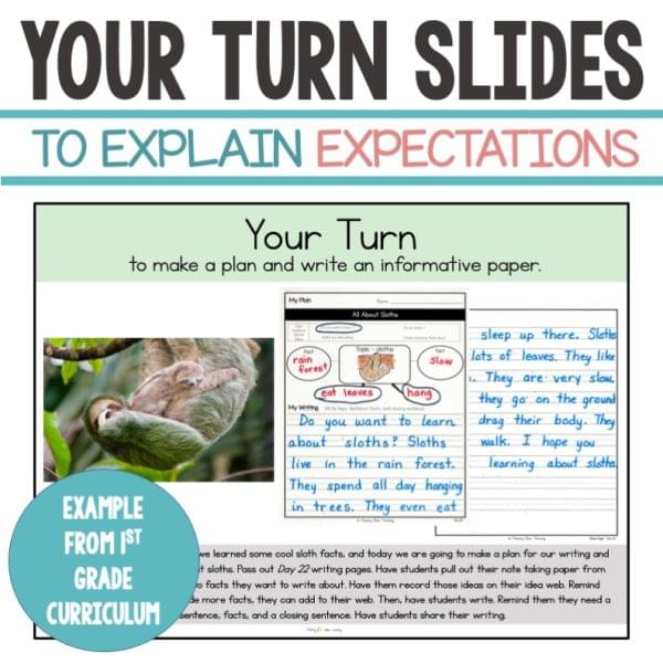 FIRST AND SECOND GRADE EXPLICIT WRITING CURRICULUM with WRITING PROMPTS - Image 6