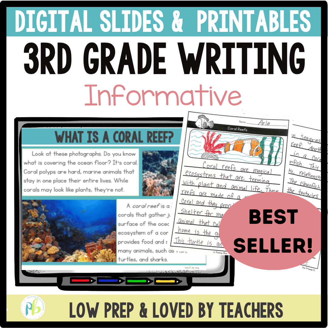 3rd grade informational writing curriculum