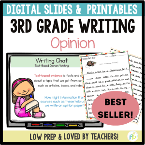 Opinion Writing 3rd Grade