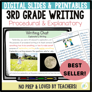 3rd Grade How To and Expository Writing