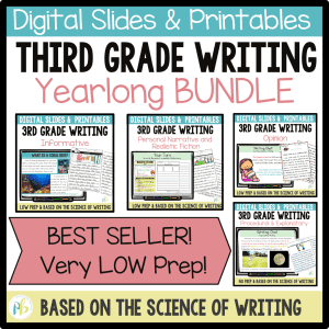 Third Grade Writing Curriculum Digital